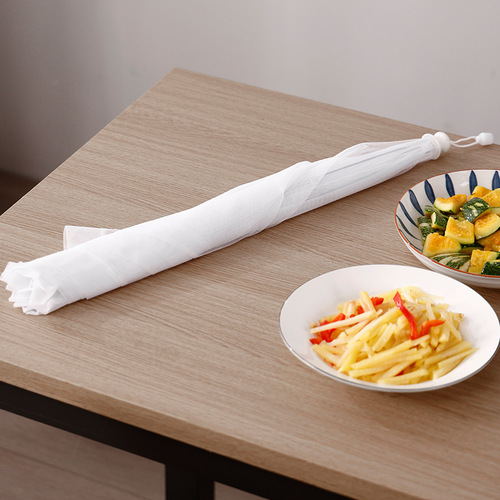Japanese food cover household dining table dust cover foldable and washable anti-fly cover dish cover anti-mosquito dining table cover