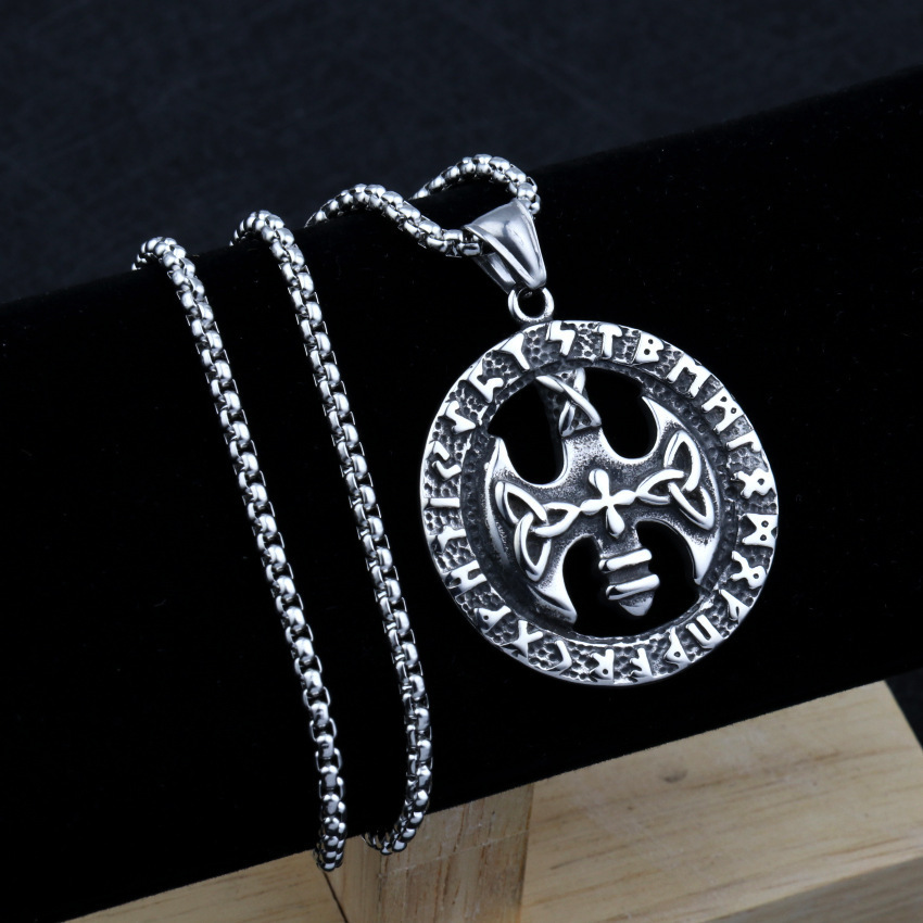 necklace pearl stainless steel
