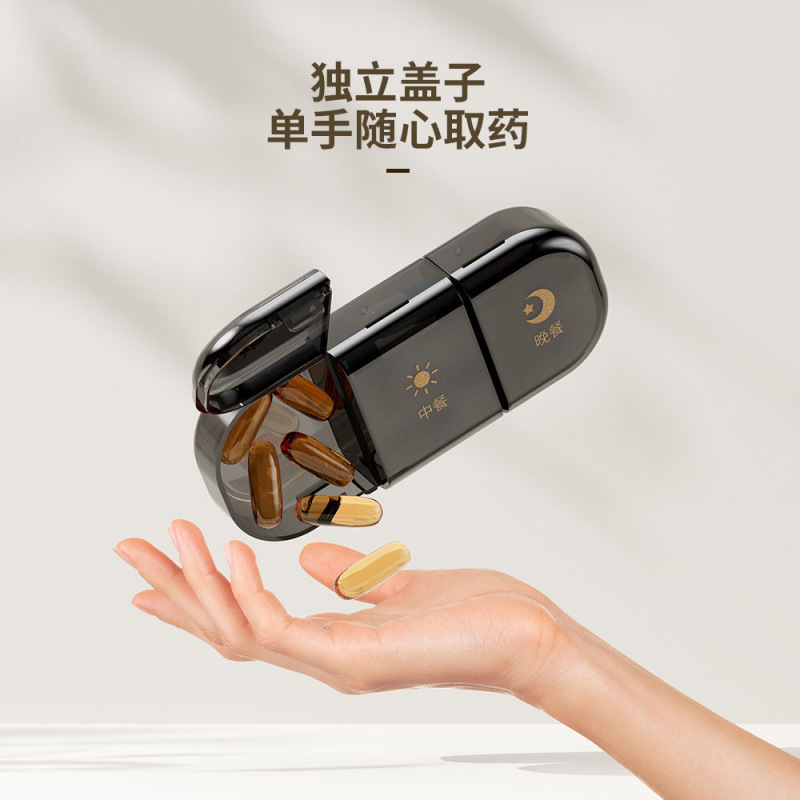 药盒便携小密封分格一日三餐一周七天药品保健品收纳盒厂家直销|undefined