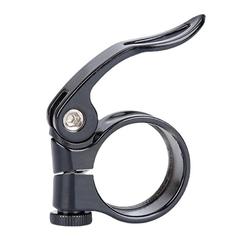 Bicycle accessories quick release seat tube clamp dead fly road bike seat tube clamp quick release rod colorful aluminum alloy saddle tube clamp