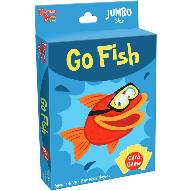 University Games Go Fish カード ゲーム、特大サイズ|undefined