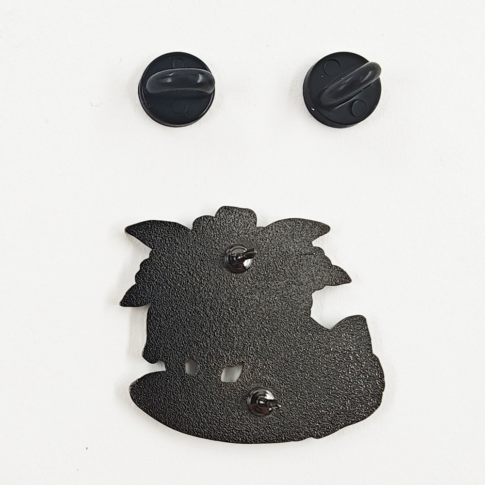 Traditional Tattoo Style Black Panther Enamel Brooch Gothic Lapel Pin Unique Trendy Backpack Badge Accessory