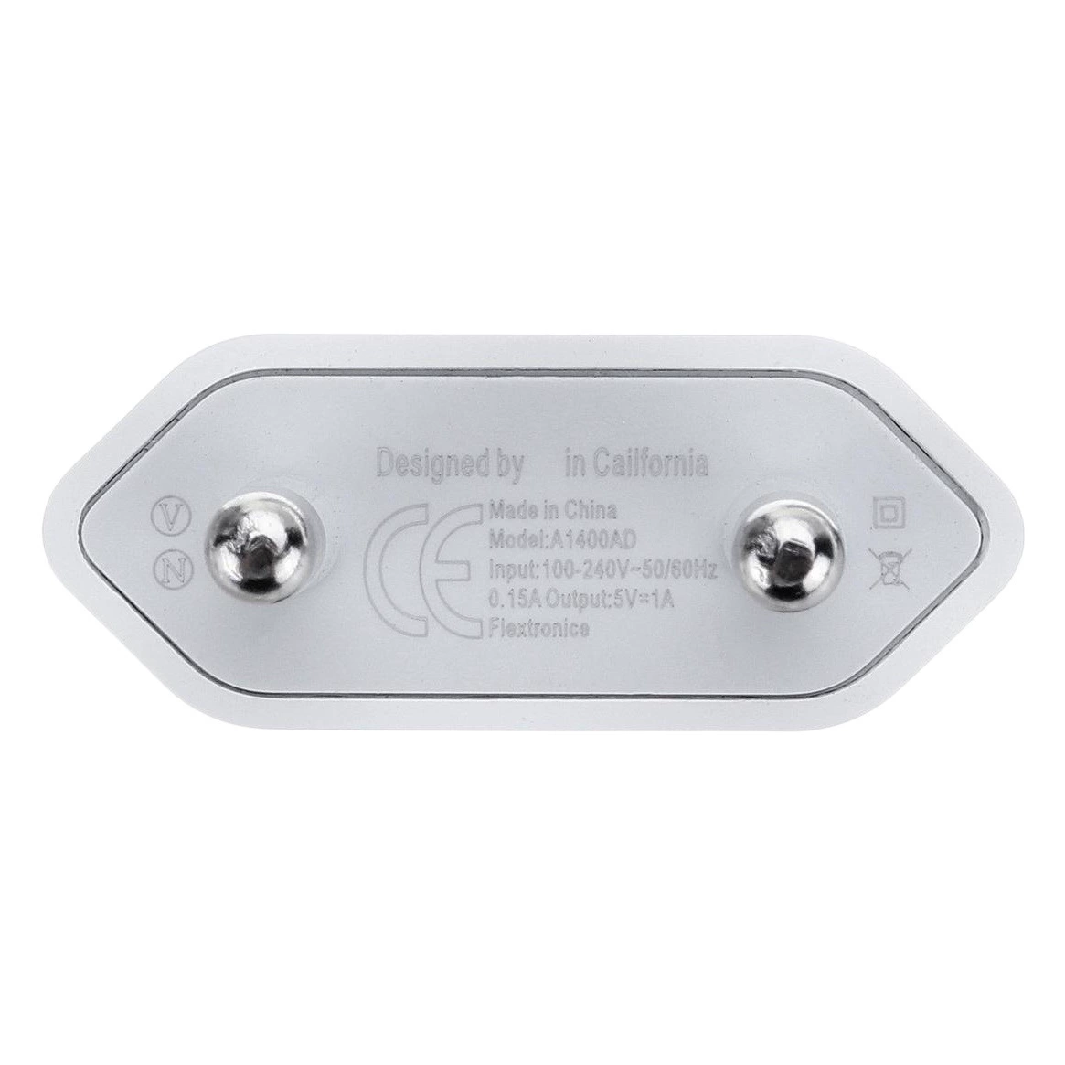 Зарядная головка для мобильного телефона европейского стандарта 4 поколения, подходящая для однопортового USB-плоского зарядного устройства Apple европейского стандарта 4 поколения американского стандарта 5V1A