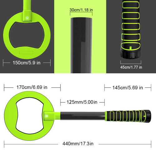  New Handheld Metal Detector Underwater Treasure Locator Full Waterproof Outdoor Treasure Hunting Archaeological Instrument