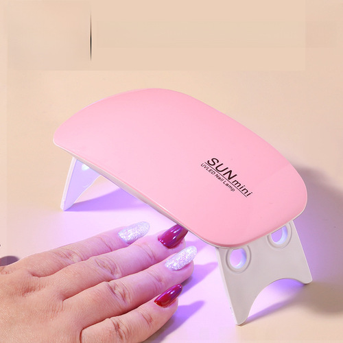 Portable Mouse Nail Lamp, Mini Small Nail Bake Lamp, Fast-Dry UV Gel Nail Lamp, Non-Staining