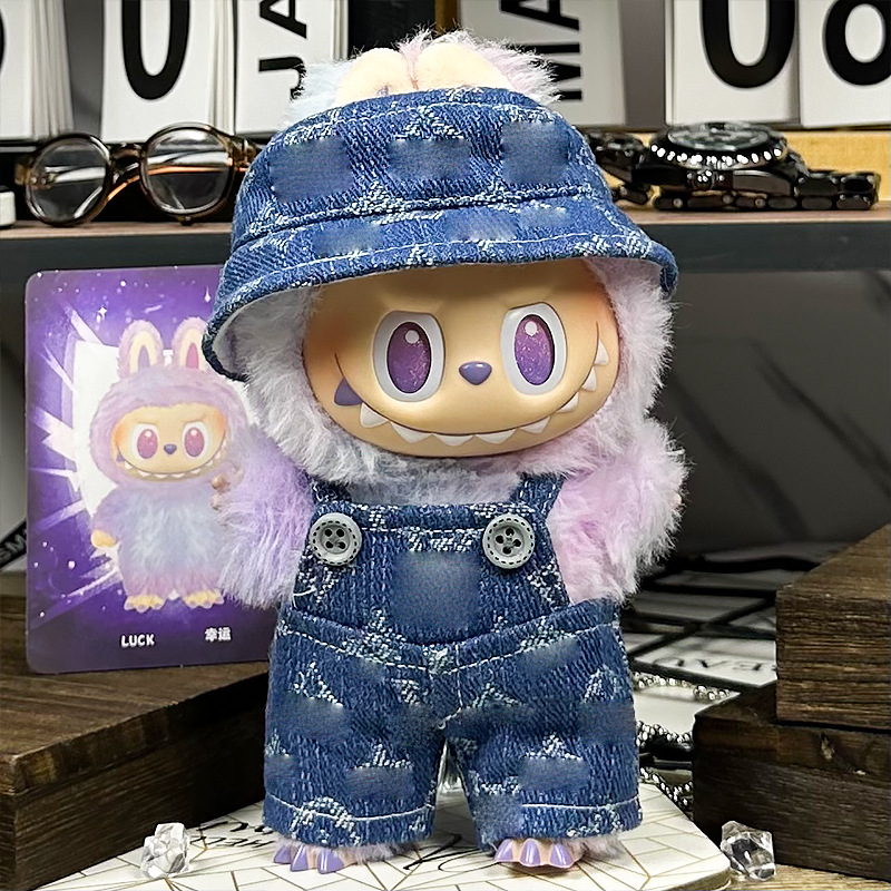 ラブブシートパーティー用衣類のみ、1代目、2代目、3代目のブラインドボックスラブブベビー服、ラブブぬいぐるみ