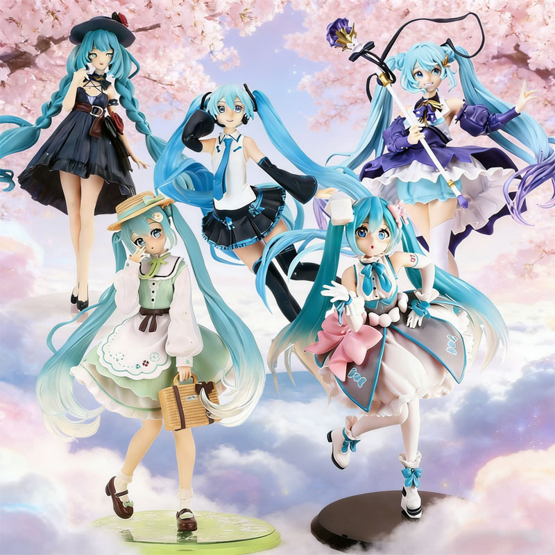 Hatsune Fairyland Wonderland Future Figure, Computer Case Decoration, Car Ornament, Anime Girl Model Hatsune Fairyland Wonderland Future Figure, Computer Case Decoration, Car Ornament, Anime Girl Model