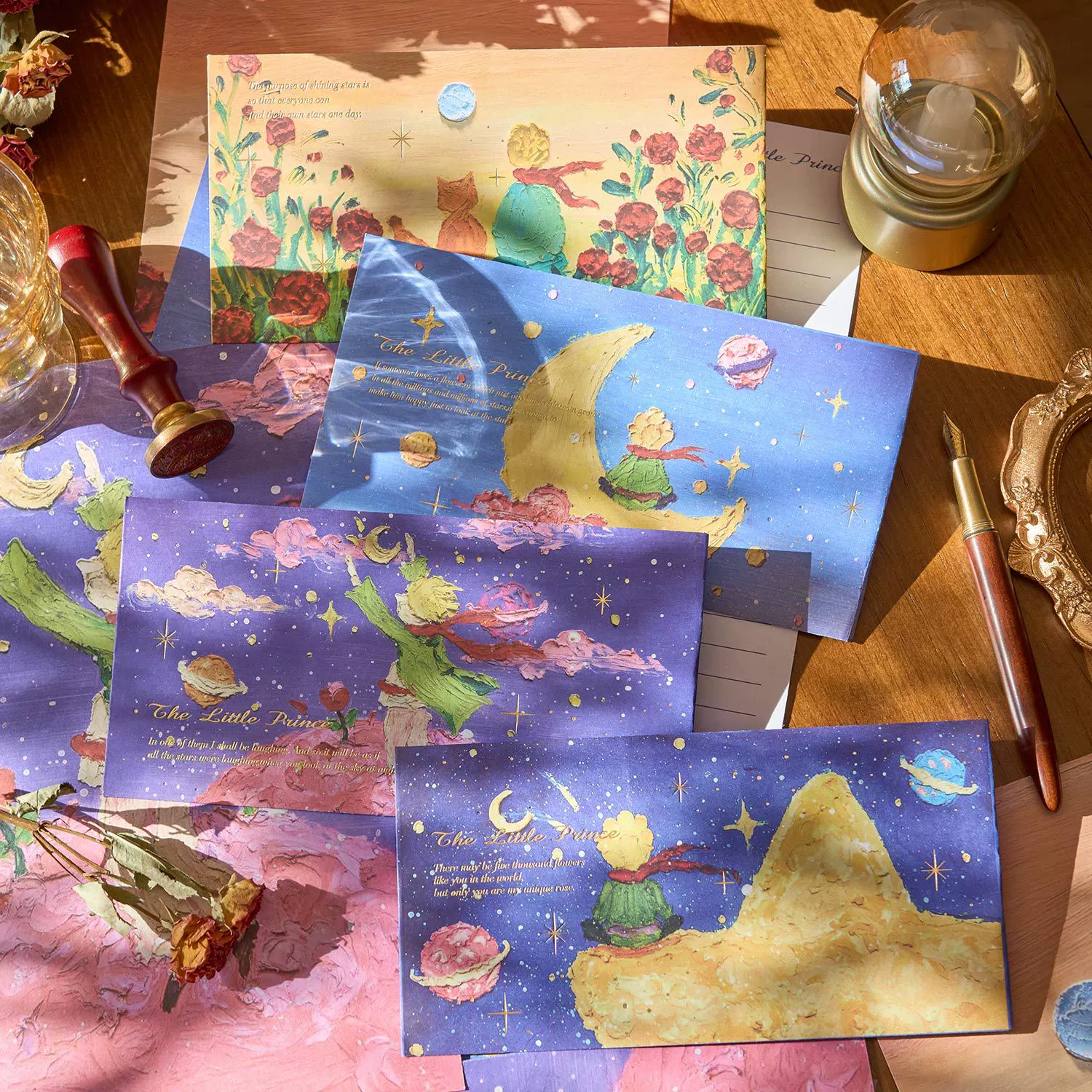 Бумага для писем Zaomu Time Planet Series, красивая бумага для писем принца, студенческие любовные письма