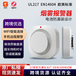 Smoke Detector in Stock Cross-Border Hot Selling Graffiti Wifi Smoke Alarm App Mobile Phone Smoke Alarm
