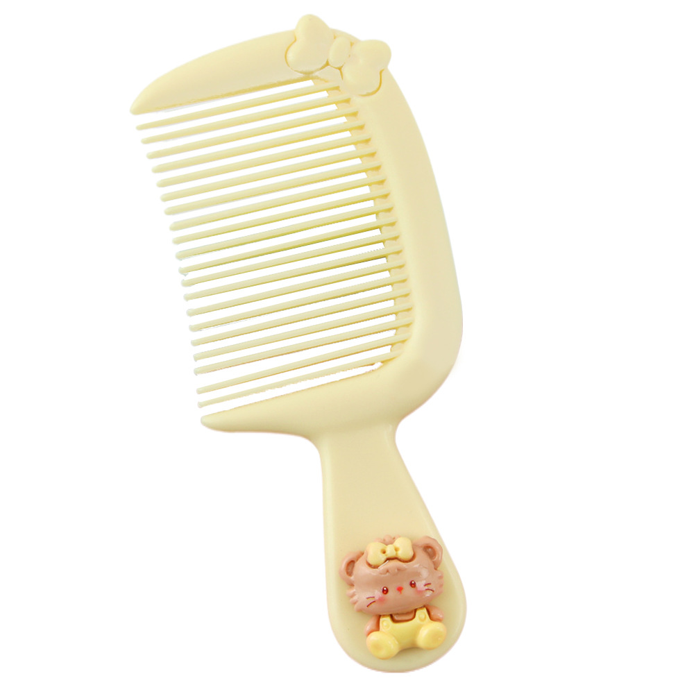 Dibujos animados lindo gato pequeño peine portátil estudiante niño hogar cabello lacio cabello suave peine de cola de caballo peine peine de pelo femenino