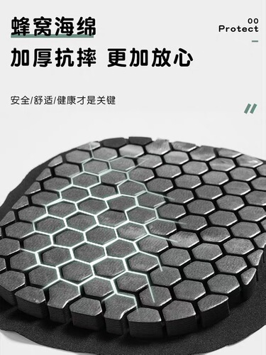 Sports Tight Leggings Honeycomb Knee Guards Anti-Collision Seven-Eighth Pants Fitness Running Basketball High-Elastic Leggings Men's Leg Protection
