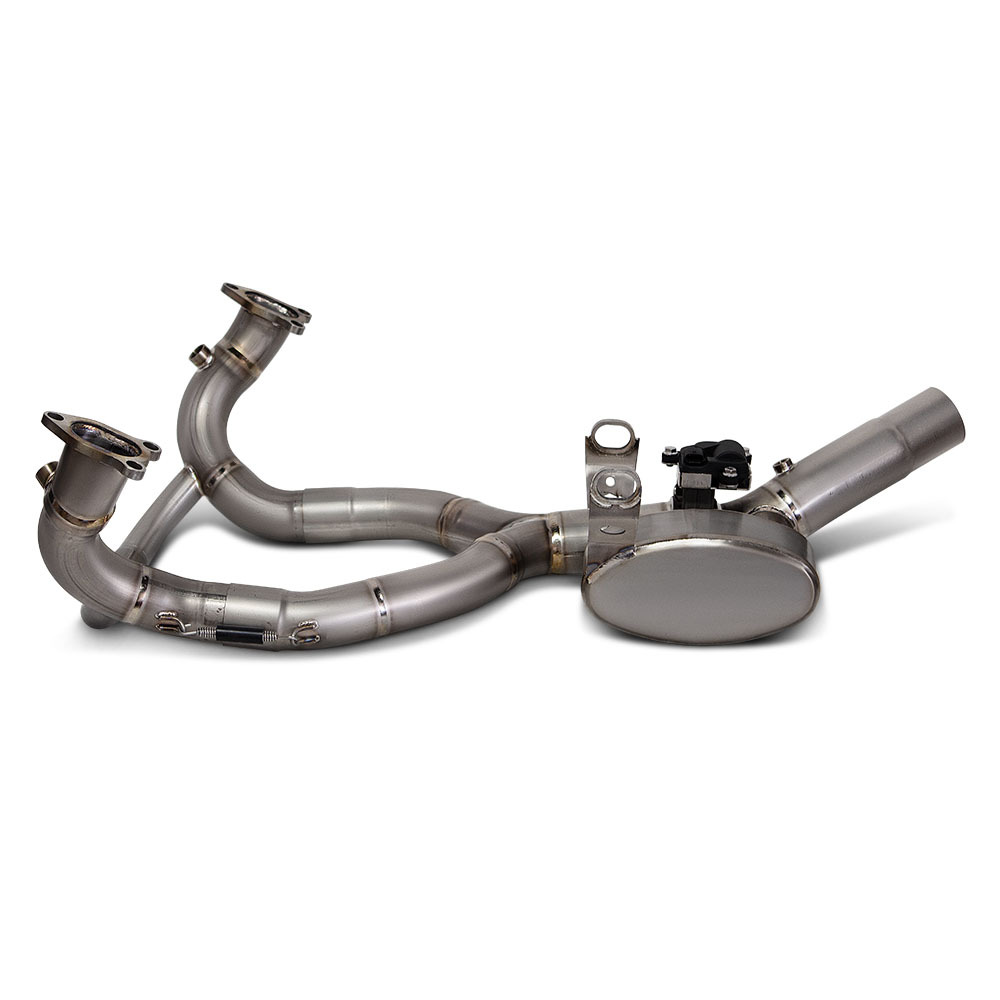 Suitable for Motorcycle and Motorcycle Exhaust Modification R1300 Gs/Adv Titanium Alloy Return Exhaust Front Section 60mm