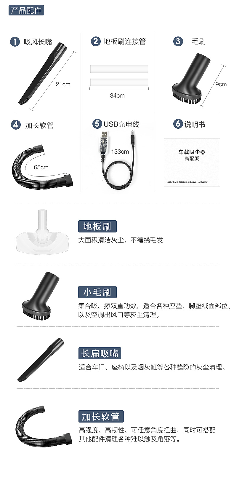 徕本跨境车载无线吸尘器 车用家用手持吸尘器家用吸尘器超强代发详情17