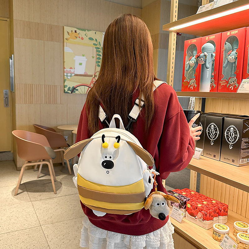 Mochila encantadora de dibujos animados de gran capacidad 2026 nueva mochila de viaje de damas personalidad de la mochila de estudiantes ligera