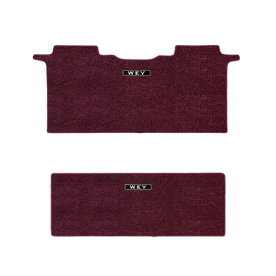 Universal Foot Pad | Imitation Cashmere Carpet - middle-row-three-rows-burgundy-imitation-cashmere-material-standard