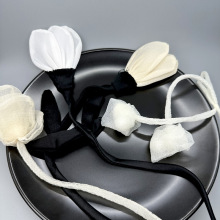 苏斯立体欧根纱花枝招展服饰装饰花朵礼服胸花手工花来料加工定制