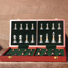 高档国际象棋金属亚克力仿玉套装礼品棋盘棋桌西洋棋chess棋子