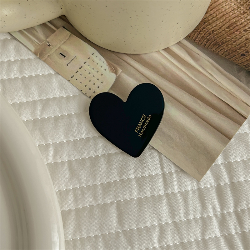 10g Weight Hair Clip Hair Accessories Type 1 Piece Quantity Daily Occasion Acetic acid sheets Material Heart Shape Pattern All Seasons Season Women's Gender Cute, Simple Style Style Cute Simple Style Women's Heart Shape Acetic Acid Sheets Hair Clip 6