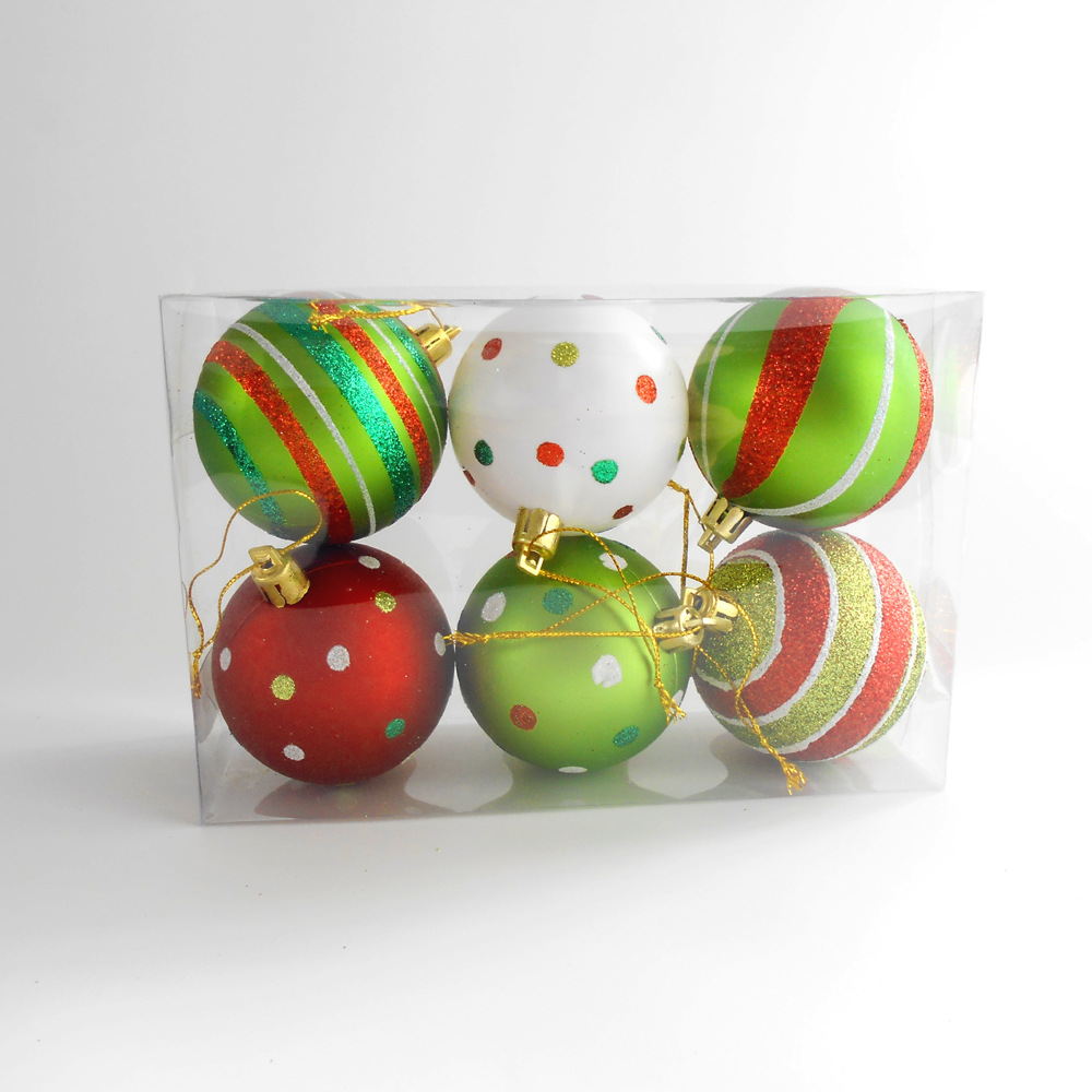 Christmas Grinch Green 6cm Painted Matte Christmas Ball Christmas…