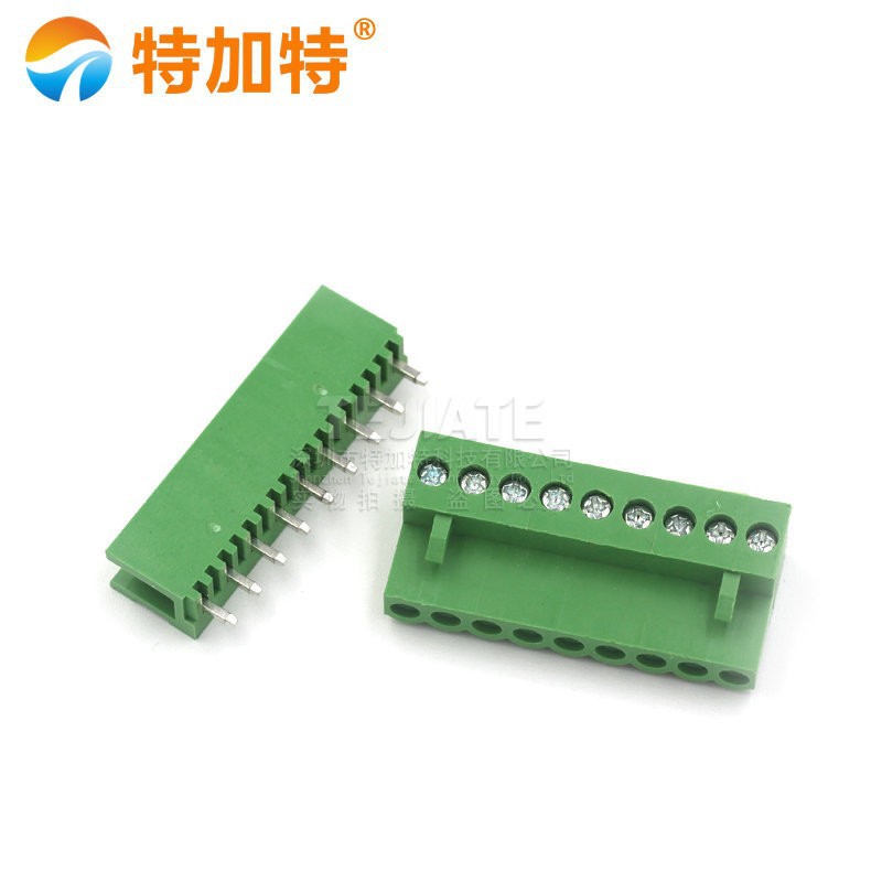 ӲHT3.96MMֱβʽ߶ ͷ+9P 