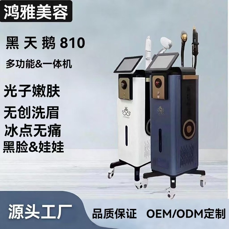 Black Swan 810 オールインワン ブラック テクノロジー非侵襲眉毛洗浄とタトゥー洗浄美容サロン用多機能肌若返り器具|undefined