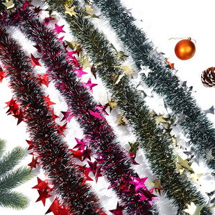 Christmas wool ribbon decoration cross-border holiday Christmas tree ornaments ribbon party scene layout wool