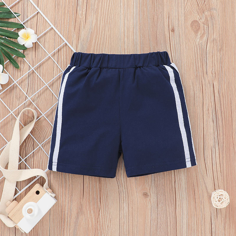 Sommer Kinder Kurzarm T-shirt Shorts Zweiteiliger Großhandel Nihaojewelry display picture 6