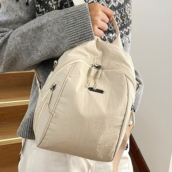 Korean-style artistic new simple casual fashion versatile large-capacity lightweight single-shoulder handbag and backpack for travel and outdoor use