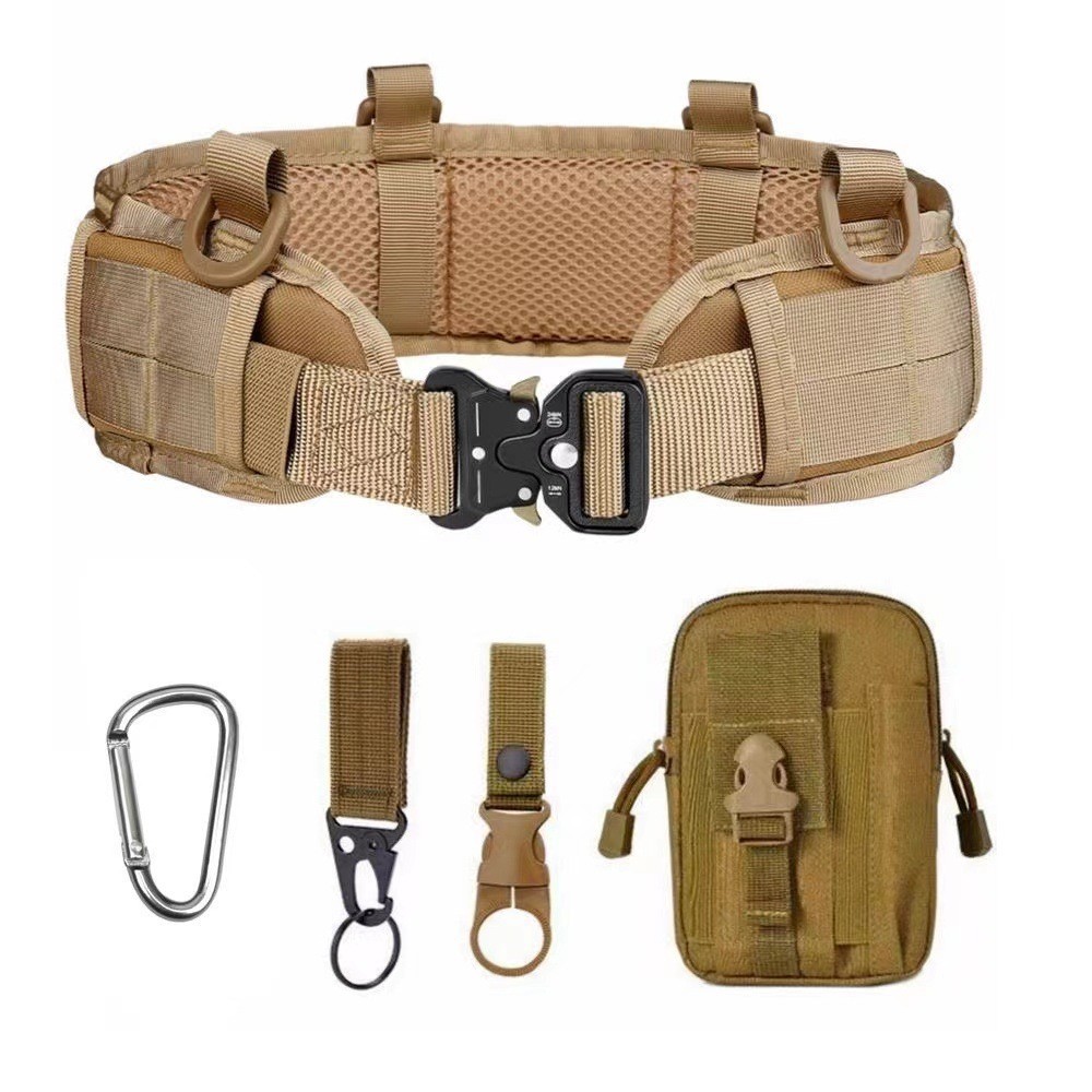 Transfronterizo amazónica fan al aire libre táctico multifuncional cinturón de cintura de cintura de cintura de entrenamiento de campo CS