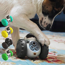 宠物用品工厂新款亚马逊狗狗玩具猫咪慢食平衡车互动摇摆漏食器球