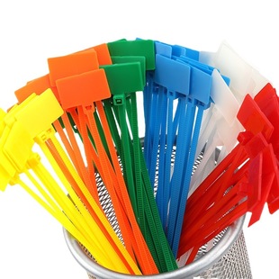 Sign cable tie 4*150 self-locking cable tie 4*200 label cable tie red yellow blue green cable tie wholesale