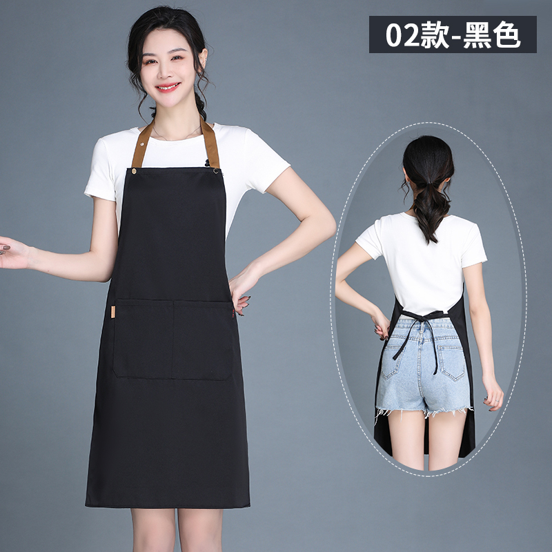 調節可能なエプロンロゴ印字スーパー果物従業員服飲食ミルクティー店作業服防水通気性|undefined