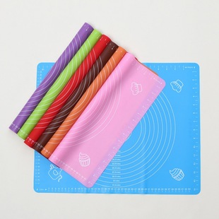 Cross-border factory direct supply silicone kneading mat baking mat heat insulation cooking mat and mat thickening chopping board