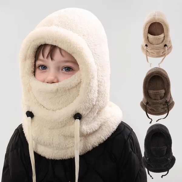 Amazon's New Warm Ear Protection Neck Scarf All-In-One Hat Winter Thickeneded Ski Cycling Mask Windproof Pullover Hat Trendy
