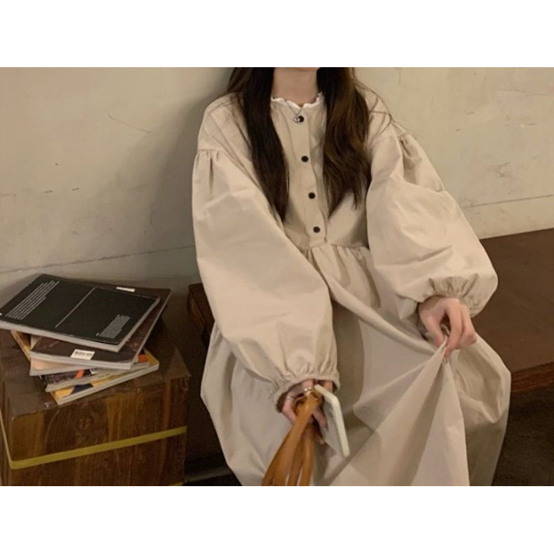 140-300斤特大码春秋荷叶边显瘦连衣裙女胖MM260斤宽松韩系裙子|undefined