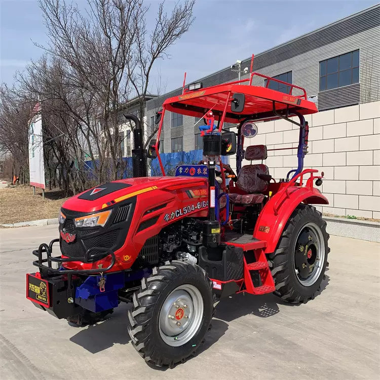 常力拖拉机轮式农用四驱小马力耕田机运输犁地水旱两用中型拖拉机