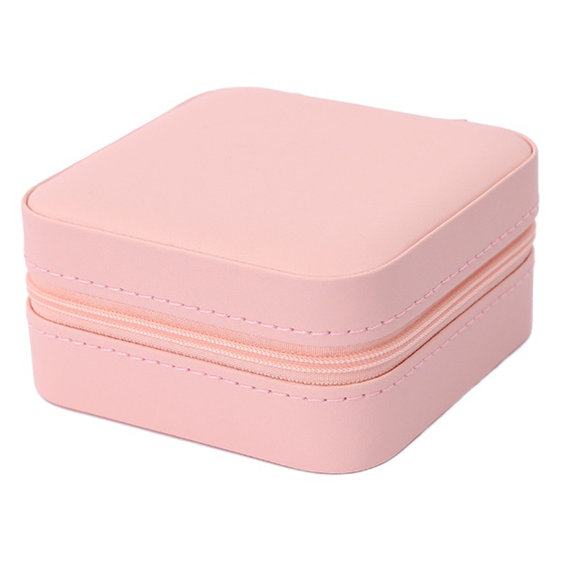 Estilo Europeo simple anillo pendientes caja de almacenamiento caja de gran capacidad collar pendientes caja de joyería en stock generación pelo