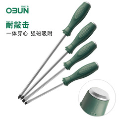 Eurobond center punch, chrome-vanadium steel cross screwdriver, integrated center punch, one-piece through-hole, knockable center punch