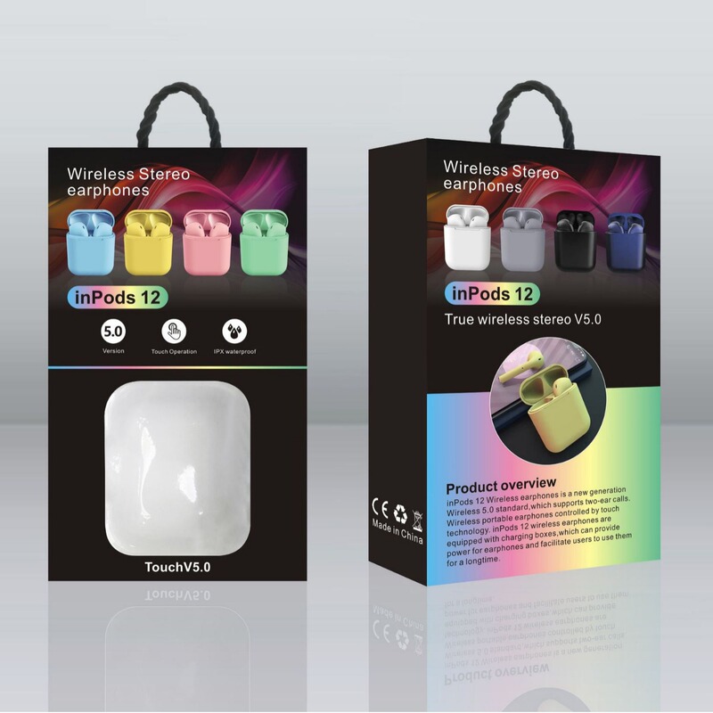 i9s Universal Macaron Packaging Box Spot i11tws Charging Box i10s Headset Packaging i12 Binaural Packaging Box