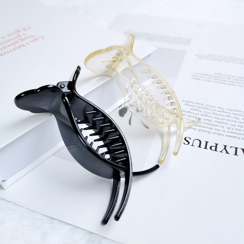 8.5cm Korean Bun Hair Clip for the Back of the Head, DIY Accessory, Large Plastic Hair Clip Base