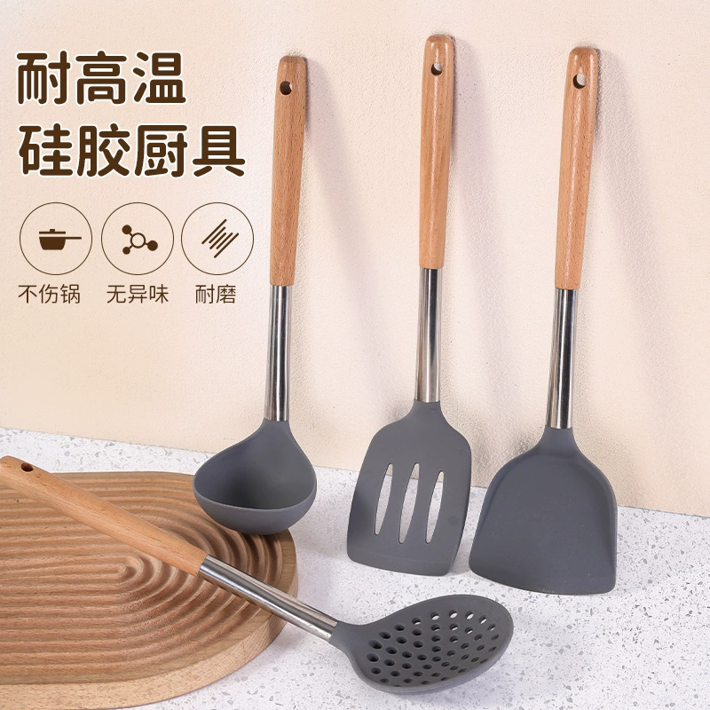 Silicone high quality kitchenware stainless steel