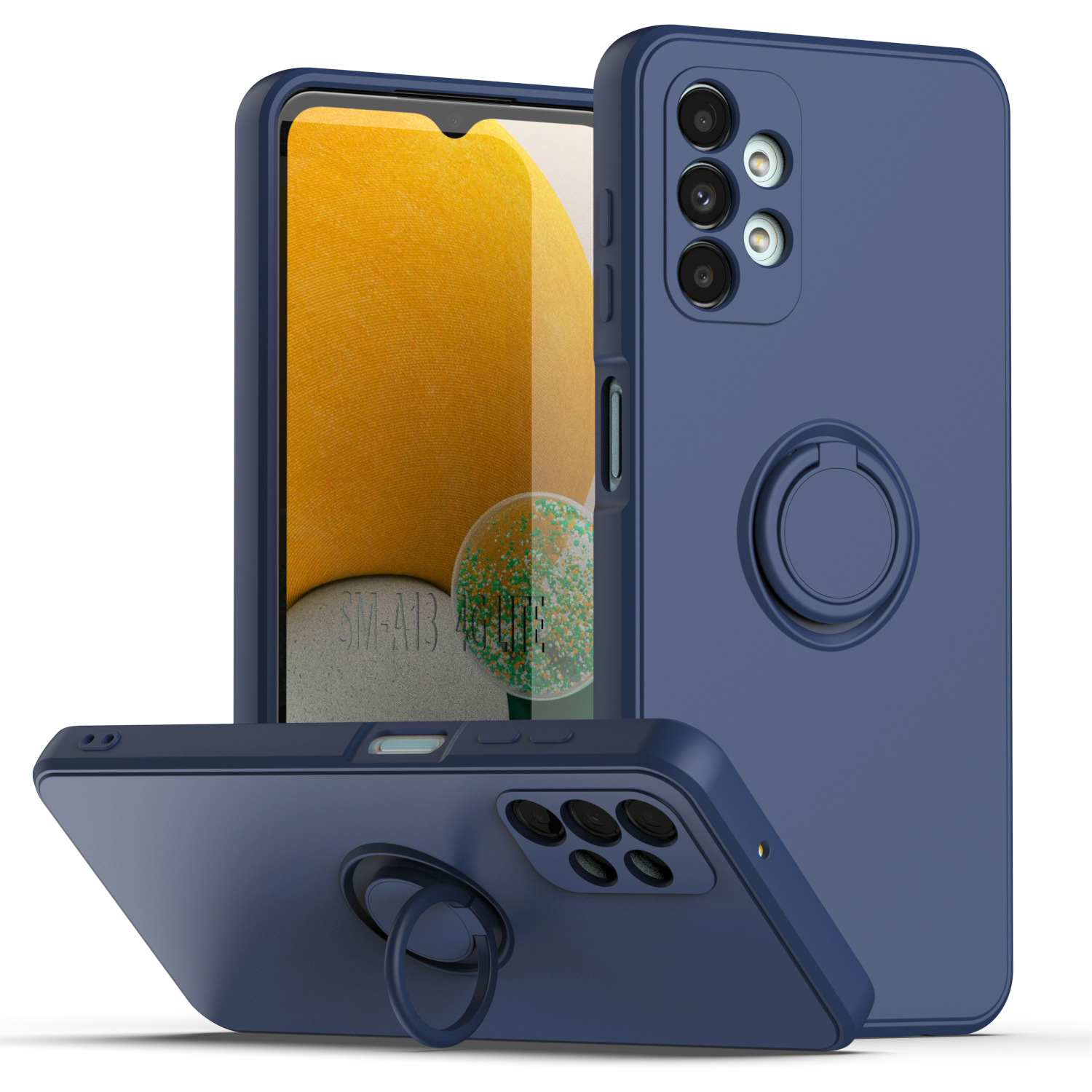 Funda para teléfono móvil Samsung A57, soporte líquido para A56, soporte magnético para coche A22, soporte de anillo A72, funda protectora suave A06 para A54