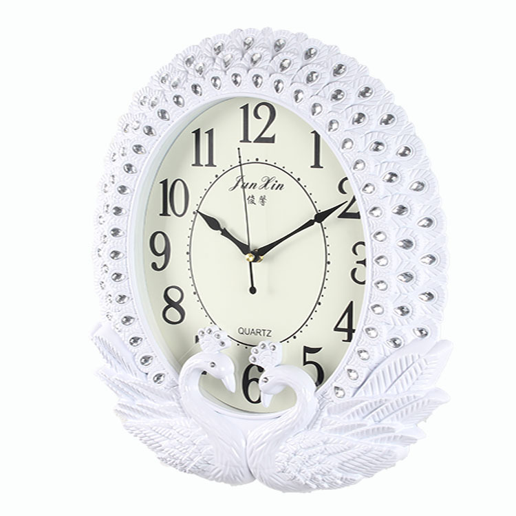 Reloj de pared de estilo europeo Peacock sala de estar reloj de arte creativo moda silenciosa relojes de pared nórdicos relojes de pared domésticos al por mayor