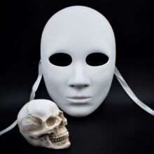 DIY空白京剧脸谱男女儿童 手绘涂鸦化妆舞会面具塑料面具货源批发