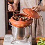 云南建水汽锅鸡汽锅蒸汽锅气锅蒸锅家用砂锅商用盗汗鸡锅非紫陶