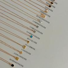 韩国圆环锆石项链女ins简约高级感轻奢配饰小众设计感百搭锁骨链