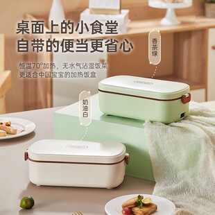 Electric Lunch Box Plug-in Electric Heating Water-Free 110V US Regulation Student Office worker Hot Rice Portable Insulation Lunch Box