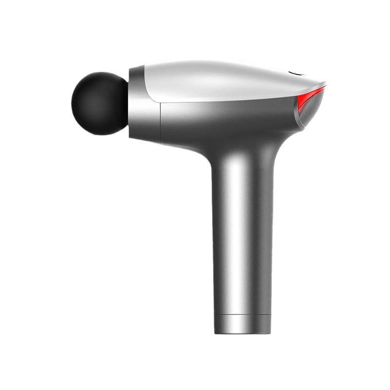 Indicador digital transfronterizo de doble cabeza pistola de masaje fascial instrumento de relajación muscular vibración pistola de vibración palo de masaje equipo de fitness pistola fascial