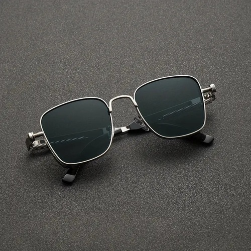 Aviator Sunglasses 2025 New Square Steam Punk Metal Frame Women's High-end Eyewear