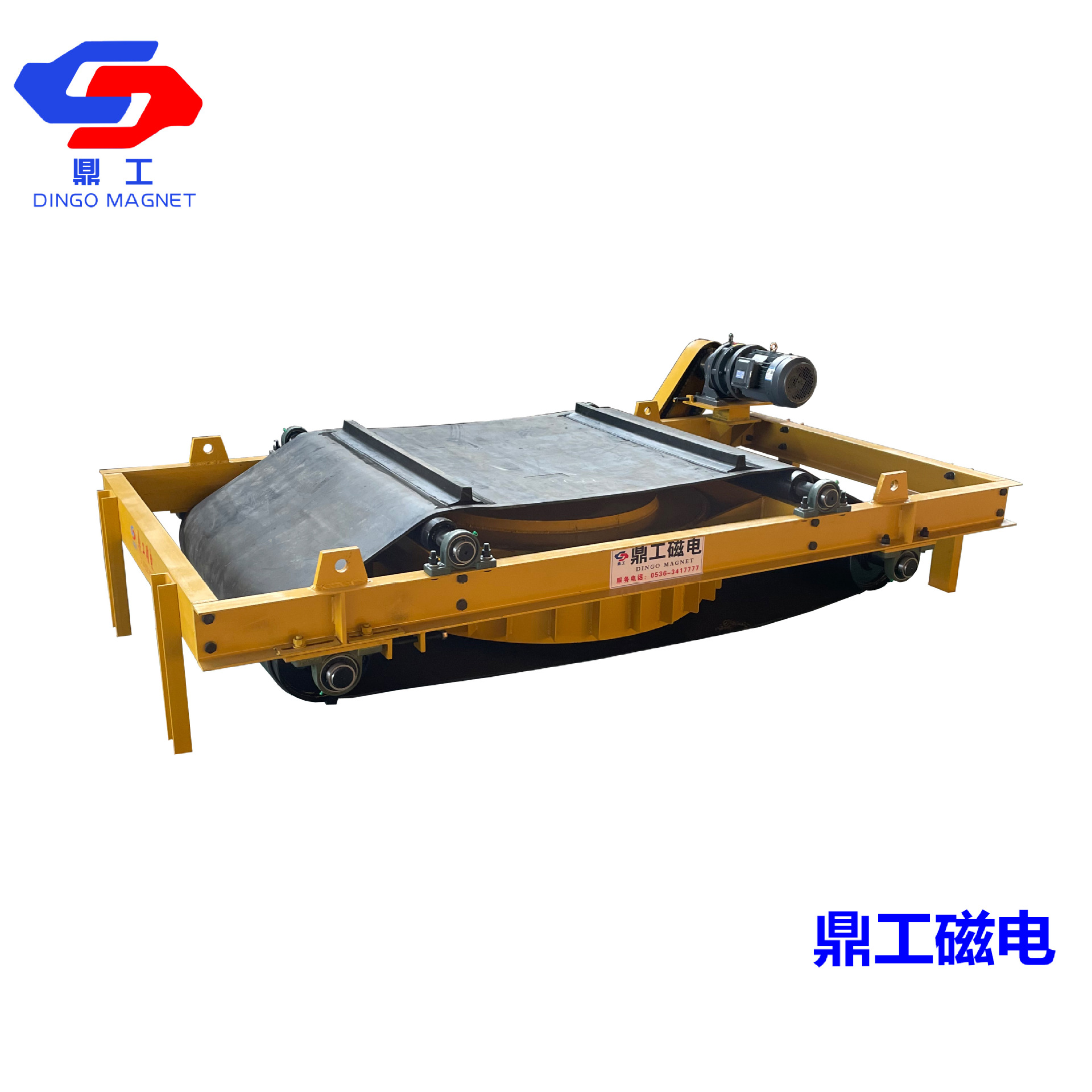 食品厂用电磁除铁器 干式自卸式除铁器 鼎工磁电厂家型号齐全